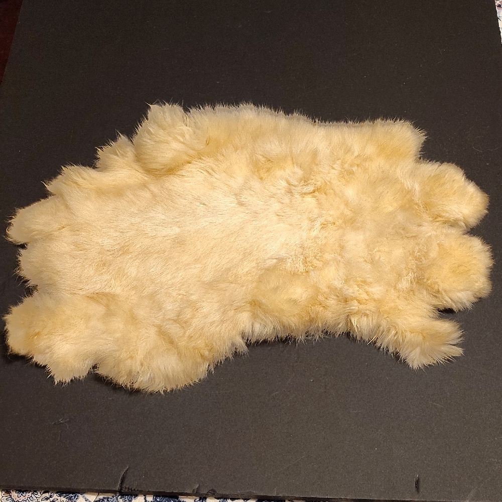 Soft Cream Fur Rug
